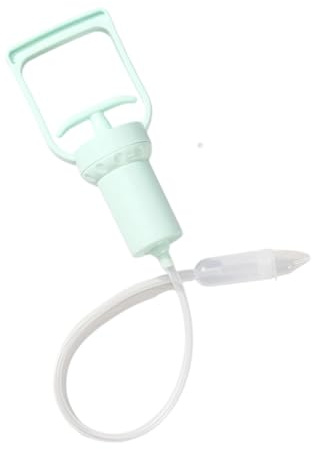 PandaEar Baby Nasal Aspirator, Nose Cleaner - Manual Mucus Remover with Soft Silicone Tip for Infants, Reusable, Easy to Use