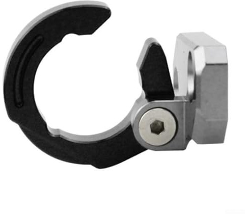 Zilimontt Motorcycle Oil Pipe Clamp, Aluminum Motorcycle Clamp,Brake Cable Clip Brake Line Clip Brake Cable Retaining Clip Brake Cable(black)