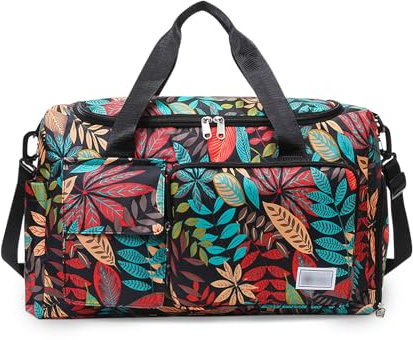 Sporttasche - Bolso Deporte Mujer - Travel Bag - Bolsa Viaje Plegable con Compartimento para Zapatos y Ropa Mojada, para Gimnasio, Viajes, Natación, Camping