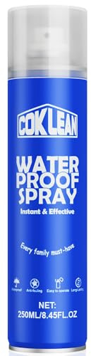 Coklean Shoe Protector Spray, Rain & Stain Waterproof Spray 8.45 OZ Nano Protectant for Sneaker, Nubuck, Canvas, Suede Shoes 1 Pack