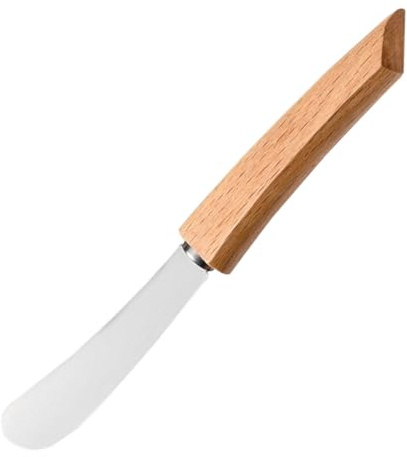 Healifty Cuchillo para Untar Mantequilla y Queso Acero Inoxidable con Mango Cómodo para Mermelada y Condimentos Herramienta Ligera y Resistente para Cocina y Catering