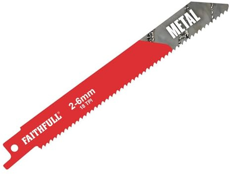 Faithfull - SBS918E lames de scie sauteuse - Metal (Pack de 5)
