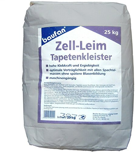25 Kg Baufan Tapetenleim Zell-Leim