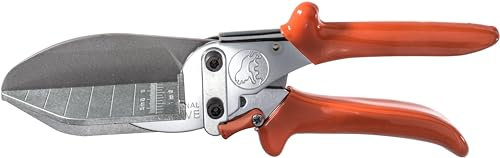 Original LÖWE Forbici professionali 3.306/HÜ con leva di traduzione a 90 gradi e lama extra lunga – per un taglio preciso su plastica dura e piatta, PVC, legno e metallo