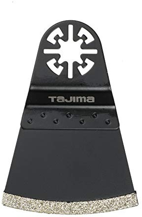 Tajima Sägezubehör (Sägeblatt für Multitool hartnäckige Materialien Lange Lebensdauer 65 mm Diamantbeschichtung), MD65
