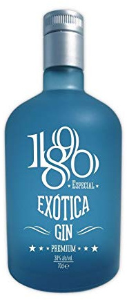 1890 Exótica Gin Premiun Mora-Canela Botella 70 cl