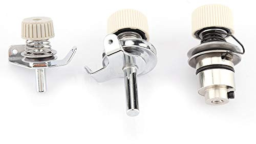 Regolatore Tensione Filo Macchina Cucire Industriale, 3 Pezzi Assemblaggio Completo Molla Disco in Acciaio, Set Ricambio per Singer, Punto Perfetto su Cotone Denim Pelle
