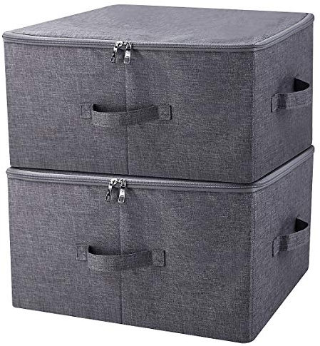 iwill CREATE PRO Zusammenklappbarer Organizer-Korb zur Aufbewahrung von Kleidungsstücken, Schwarzgrau