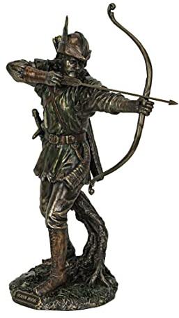 Veronese Design Rotkehlchen-Kapuzen-Schießpfeil Portait-Statue
