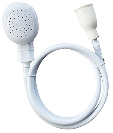 Assiavree Soffione Doccia Rubinetto Bagno Doccia Testa di Spruzzo Scoli Filtro Tubo Lavaggio Lavandino Capelli Doccia Lavare Comoda Flessibile Accessori da Bagno