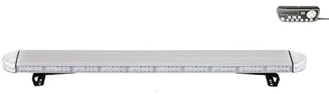 MelTruck® LLED Lichtwarnbalken 1230mm Warnbalken mit Fernbedienung Warnleuchte Leuchtbalken Dachbalken E9