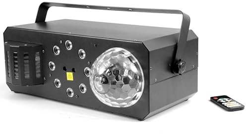 ETEC Professional LED Partybox FX-3 DMX Derby Magic Ball Stroboskop Moonflower DJ Effekt Disco Wash Jelly Astro Ball Veranstaltung Bühnenbeleuchtung Party Show Farbmischung