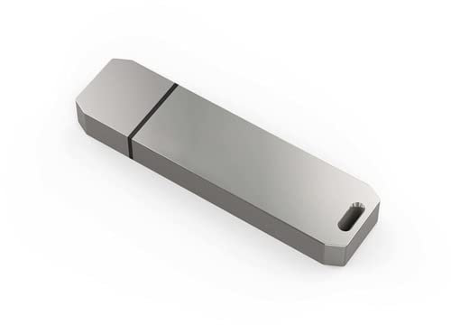 TWDYC Unità SSD esterna a stato solido da 1 tb/512 gb/128 gb/64 gb, USB 3.2 Gen 1, portatile, per PC desktop, laptop, MacBook (1 TB, argento)