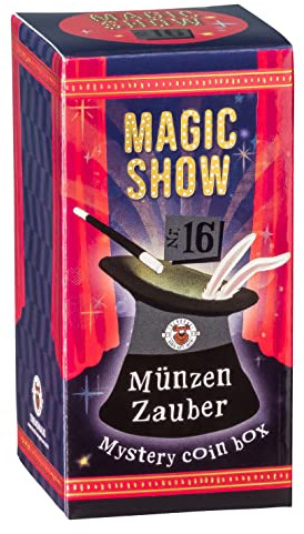 TRENDHAUS 957740 Magic Show Nr. 16 [ Münzen Zauber ], Verblüffende Zaubertricks für Kinder ab 6 Jahren, Inkl. Online-Videos