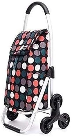 Habrur Einkaufswagen Einkaufstrolley Treppensteiger Einkaufswagen, Einkaufswagen, Einkaufswagen Aus Aluminiumlegierung, Zusammenklappbarer Tragbarer Einkaufswagen Einkaufswagen Trolley Klappbar