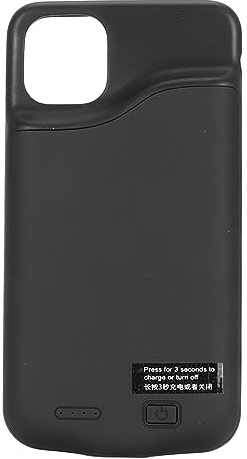 PHONE Battery Case, QI Wireless Charg for PHONE 11 Battery Case, 6000mah Battery Case, 4 LED Indicator,Smart Chip Portable PHONE Charging Case for PHONE 11 (Black)
