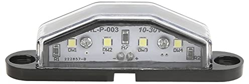 10 30V IP67 Luce Targa Fanali Posteriori Per Rimorchio Luci di Avvertimento Per Auto Luci Targa Per Camion Durevole 4LED Per Rimorchio RV Van Truck
