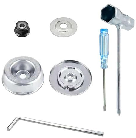 Knot Wire Wheel Knotted Wire Grass Trimmer Cutter Head Metal Lawn Mower Weeding Tray Strimmer Brush Head Strimmer Wire Brush Head For Garden Lawn Overgrown Area Garden Tools (Accessory, 7Pcs)