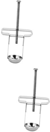 TOPBATHY 2 Pezzi Snocciolatore per Ciliegie Snocciolatore per Datteri Snocciolatore per Ciliegie in Metallo Strumento Manuale Forniture da Cucina Manico Ergonomico