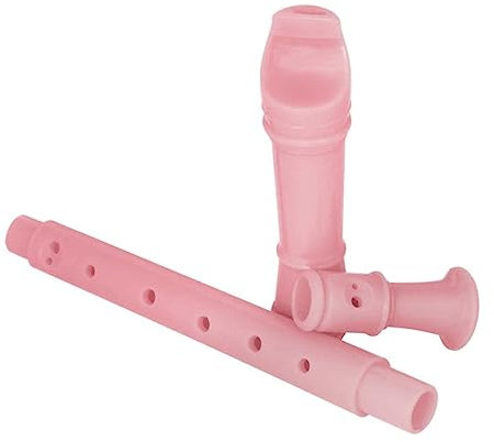 CORHAD ABS Sopranblockflöte Für Anfänger Kinder Musik Spielen Blasinstrument Rosa Leicht Zu Lernen