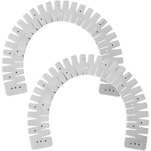 2 Stück Heißsaum Lineal Zum Nähen, Silikon-Säumer,Hitzebeständiges Saumlineal,Flexibles Silikon-Kurvenlineal Zum Säumen,Saumformer Mit Kurvenskala,Polsterung Nähen Stoffen Blättern