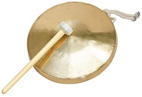 gong platillos gong tibetano instrumentos musicales Gong chino Sun Gong incluye Gong Mallet Hand Select para garantizar la calidad(Color:36cm,Size:)