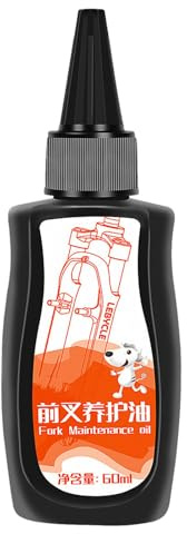 Aceite para horquilla de bicicleta, 60 ml, suspensión lubricante para bicicleta, resistencia a altas temperaturas, aceite de horquilla delantera para lubricación de bicicletas