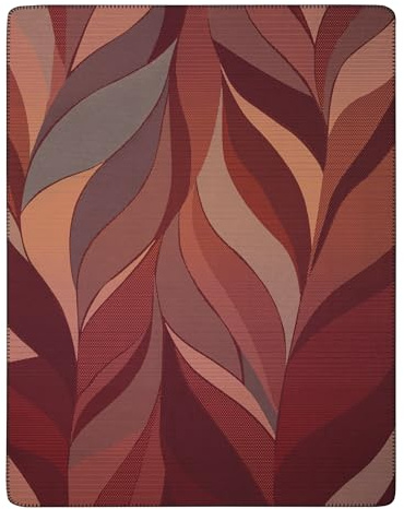 biederlack Wohndecke mit Zierstich Autumn Ember Größe 150 x 200