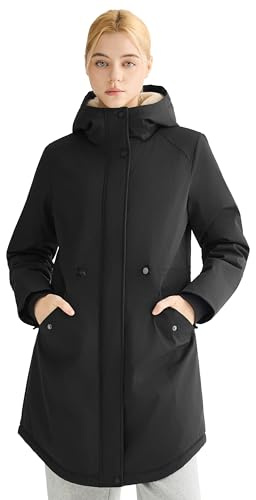 Orolay CHIIONE Winter Coat for Women Thicken Fleece Lined Parka Waterproof Long Warm Puffer Jacket Hooded with Pockets