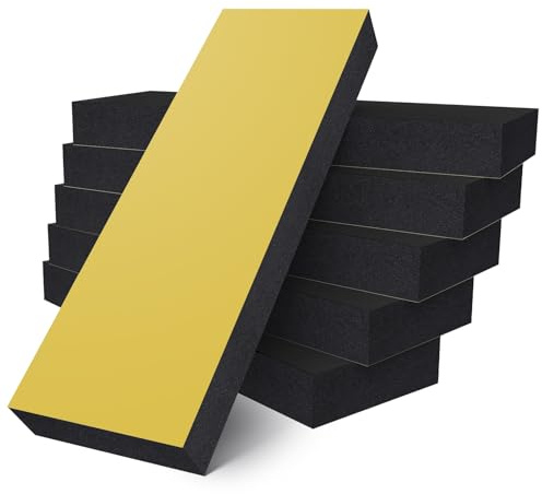 SanRes 6 Stück Garagen Wandschutz 30x10x3cm, Selbstklebender Kantenschutz Schaumstoff, Autotür Schutz Garagenwand, Türkantenschutz für Autotüren, Garagen und Carport, Garagenwand 30 x 10