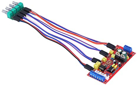 MAJONMMERD Board NE5532 Preamp Module Dual 5532 Control Preamp med Diskant-mellanbasvolymjustering 20 Till 20KHz för Gör-det-själv-ljudförförstärkare och Förstärkarsystem