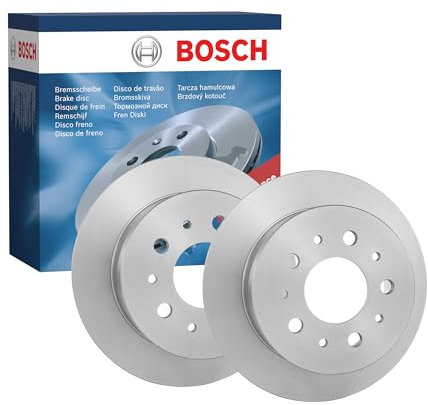 Bosch BD1002 Discos de freno, certificación ECE-R90, 1 juego de 2 discos
