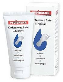 PEDIBAEHR Karitécreme Forte Panthenol Fußcreme für trockene Haut (2x125ml)