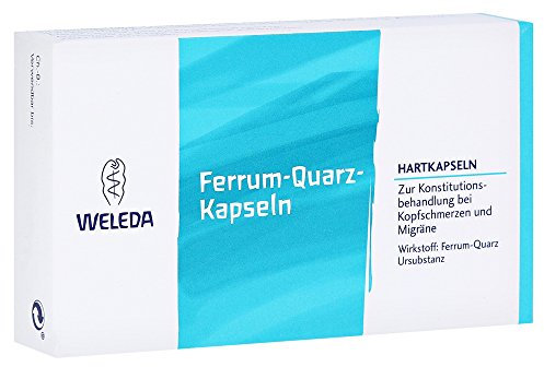 Weleda Biodoron Caps, Integratore alimentare a base di ferro solfato e silicio naturale, indicato negli stati di anemia ferro-carenzale (1 confezione da 20X3g)