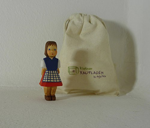 Mädel stehend von Lotte Sievers-Hahn 6,5 cm mit Baumwollbeutel Krippenfigur