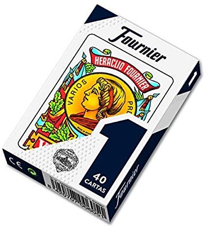 FOURNIER Nº 1 F20984 Jeu de Cartes Espagnol 40 Cartes Bleu/Rouge
