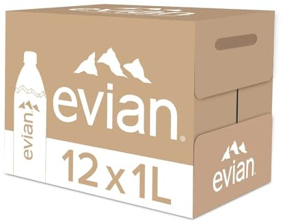 Agua mineral evian Still 12 x 1 litro