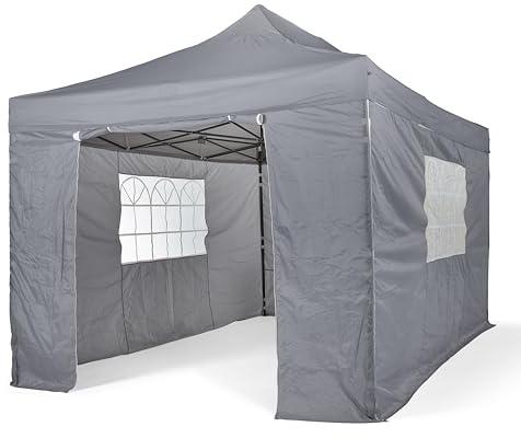 All Seasons Gazebos 3x4.5m vollständig wasserdichtes Faltpavillon mit 4 Seitenteilen
