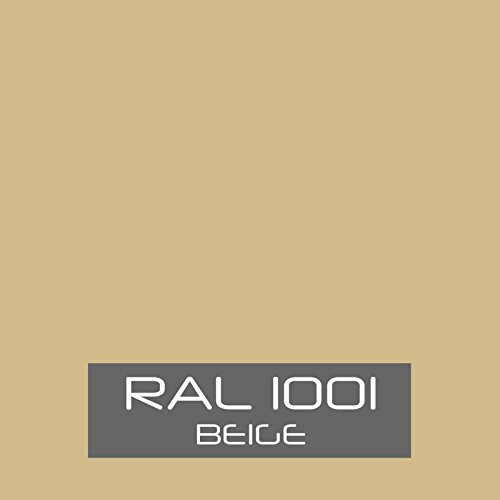 Résine pour sols en résine époxy, peinture à base de résine époxy pour sols industriels Garage, dans toutes les couleurs + o,6 kg de Rs Pastacolor (Bije ral 1001)
