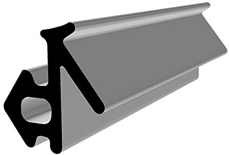 Horivert Fensterdichtung S-834 schwarz 50m Gummidichtung Tür Balkon Dichtungsband Oberlicht Scheibe Luftzugstopper PVC Fenster Kunststofffensterdichtungen