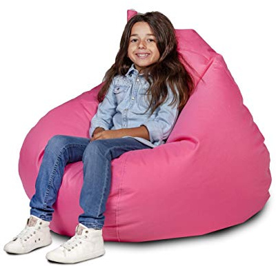 Ecopuf Oscar Puff Fåtölj Inomhus och Utomhus Sovsäck - Fläckbeständig Polyester Puff med Handtag