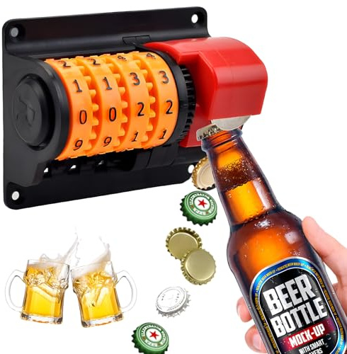 Flaschenöffner Wand mit präzisen Zahlen Rekord, Bieröffner Bieröffner, Bierflaschenöffner, Bier-Geschenke für Männer, Ihn, Frauen, Freund, Vater