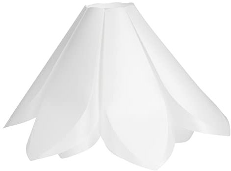 LABRIMP Lily-förmiger Lampenschirm Aus Hochwertigem Pp Modulares Diy-design Für Pendelleuchte Und Stehlampe Leicht Zu Montieren Eleganter Weißer Lampencover Moderne Lampenabdeckung Für Woh