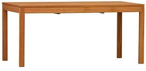 Kai Wiechmann Teak Ausziehtisch 165 x 90 cm modern Premium wetterfest und erweiterbar