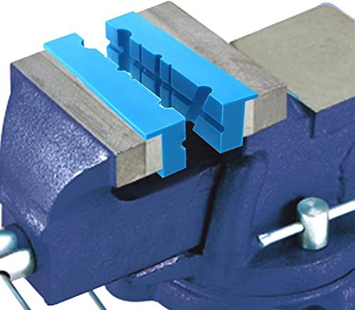 Morsa per trapano a pressa, 2 pezzi, con ganasce magnetiche da banco, multi-scanalatura, per fresa e fresa, accessori da banco per trapano, lavorazione del legno, tavolo fisso