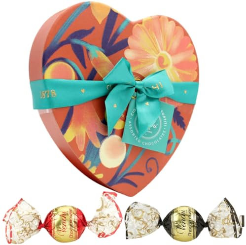 Cioccolatini Venchi Confezione Regalo Cuore Flora Scatola da 230 g Senza Glutine