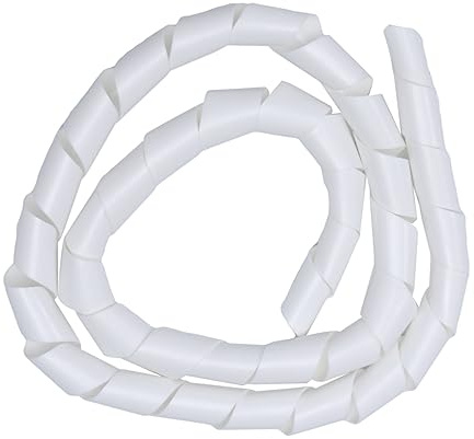 Guaina per Cavi Intrecciati Espandibile 160x30mm in Pe Bianco