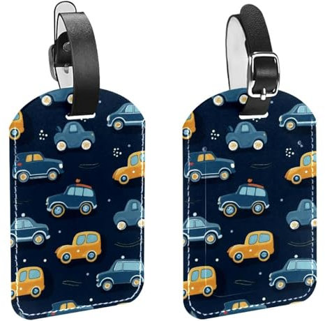 Gepäckanhänger fürs Auto, Gepäckanhänger, Koffer-ID-Tags, Handtaschenanhänger, Gepäckanhänger, Kofferanhänger, 2 Stück