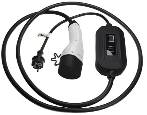 vhbw Ladekabel Typ 2 zu Typ F CEE 7/7 kompatibel mit MINI Aceman Electric Elektroauto, 1-phasig, 16 A, 3,5 kW, 3 m