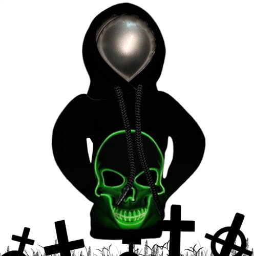 Raypontia Gear Shift Hoodie Halloween, Gear Shift Hoodie Totenkopf,Gear Stick Pullover | Skelett-Auto-Gangschaltung-Hoodie-Dekoration, lustige Totenkopf-Gangschaltungsabdeckung für Auto-Innen-Gadgets